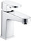 Waschtischarmatur Badarmatur Einhand-Waschtischbatterie, Wasserhahn Bad mit Auslauf Höhe 85 mm, Mischbatterie aus Messing für Waschbecken, Modern Design, Chrom
