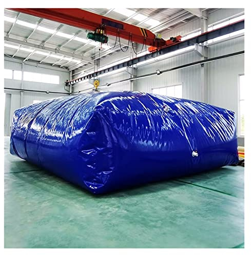 PpeiliL Réservoir d'eau Portable Pliable, Valve - Capacité 110 L/6000 L, PVC, for Camping, Jardinage, Utilisation d'urgence(1000L/263Gal/1.5x1.2x0.6 m)