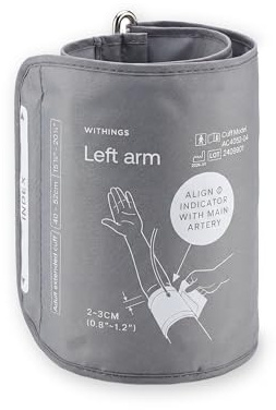 XL-manschett 40–52 cm för Withings BPM Vision: uppkopplad blodtrycksmätare