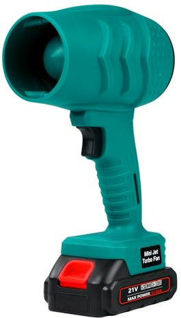 TICFOX Turbo Jet Blower, Auto Secadora Soplador, 35000RPM Handgehaltener Sturm Turbolüfter Pistola de Aire Poderosa Pistola de Aire Inalámbrico Ventilador de Aire Coche Secador de Pelo para