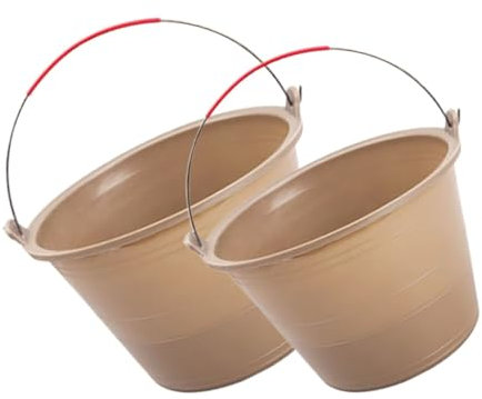 DIYEAH 2 Pièces Seau à Seau de Polyvalent pour Maçons Chantiers de Construction