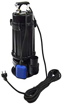 BSD Pompa Imersione con Trituratore e Interruttore Galleggiante, Corpo in Ghisa WQCD-0,55-750W, 20 000L/h