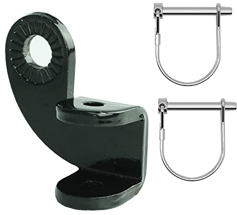 Thinvik 12.2MM Steel Hitch for Burley Trailer, Baby Bike Trailers Replace Attachment- for Burley Bee Bike Trailer Hitch Coupler Attachment Kid- Children Trailers Adapter Replacement Connector(90°)