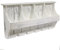 Oriental Galerie Wandregal Oldschool Küchenregal Hängeregal Vintage Landhaus Shabby Chic Regal Wandbrett Panel 60 cm Weiß