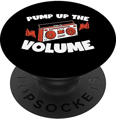 Radioregistratore Ghetto Blaster - Boombox Anni 80 90 PopSockets PopGrip Intercambiabile