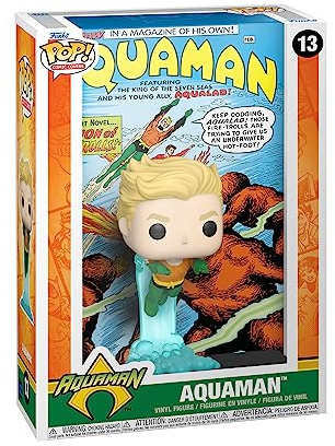 Funko Pop! Comic Cover: DC - Aquaman - Vinyl-Sammelfigur - Geschenkidee - Offizielle Handelswaren - Spielzeug Für Kinder und Erwachsene - Modellfigur Für Sammler und Display