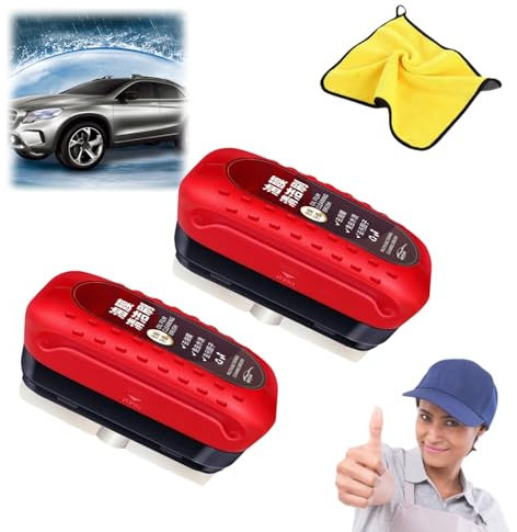 ölfilm-Entferner Für Windschutzscheiben, 2024 Neu Leistungsstarker Windschutzscheibenreiniger & ölfilm-Entferner, Multifunktionale Kfz-ölfilm-Reinigungsbürste (2)