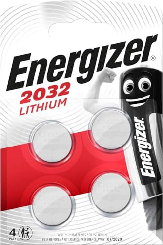 Energizer Ultimate Lithium - CR 2032 Knopfzelle 3V Batterien (4 Stück) - Weltweit erster 3 in 1 Kinderschutz Neuer Farbwarn-Technologie - Air Tag, Autoschlüssel, Fitnesstracker, medizinische Geräte