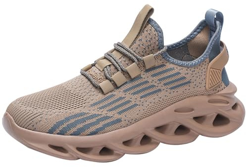 Scarpe Ortopediche da Uomo Traspirante Senza Lacci Slip on Sneakers con Suola Morbida Antiscivolo, comode, Casual Leggere Palestra