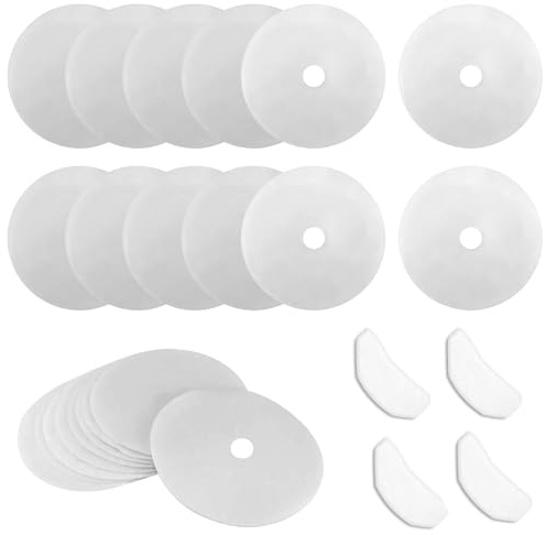 Xgvzs 20 Pcs Tumble Dryer Filter 227x33mm Round Lint Filters and Air Intake Filter Replacement for Clothes Tumble Dryer Filter Replacement