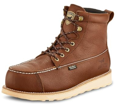 Irish Setter, Wingshooter ST, Men's, 6, Waterproof, Non-Metallic Safety Toe, Work Boot, Brown, 12 EE (Wide)