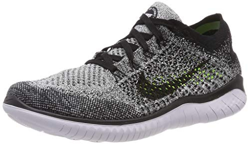 Nike Herren Free RN Flyknit 2018 Sneakers, Weiß (White/Black 001)