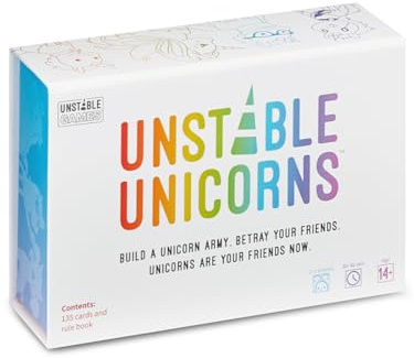UNSTABLE UNICORNS 2nd Edition TEE3678UUBSG1 Bordsspel, Flerfärgad, Från 8 år
