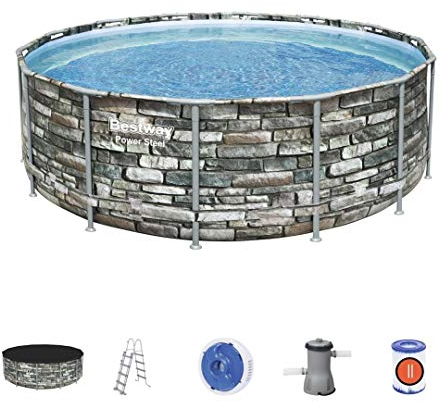 Bestway 56993-3 Piscina Fuori Terra Power Steel da 427 x 122 cm
