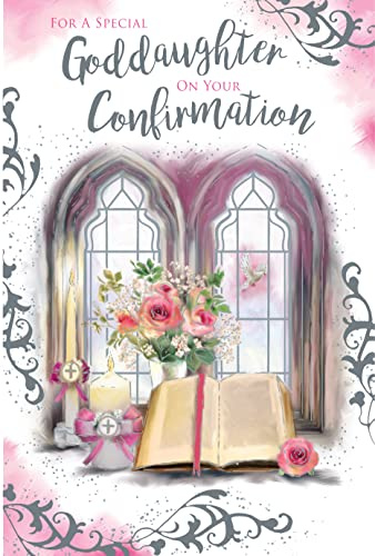For A Special Goddaughter On Your Confirmation Day Card Lovely Verse