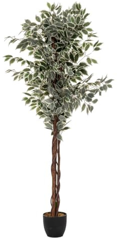 Atmosphera - konstgjord Ficus-växt i kruka H 180 cm