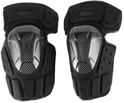 SPYMINNPOO Motorrad-Knieorthesen-Kit für Erwachsene, Hartschalen-Anti-Kollisions-Stoßschutz-Knieschutzpolster für Rennskater, Rollschuhlaufen, Radfahren