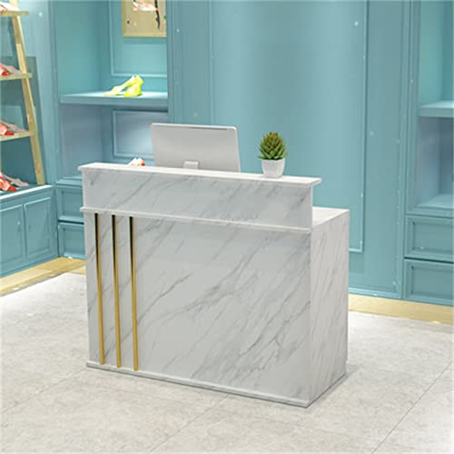 Empfangstheke, Kassentheke, einfach, modern, Bekleidungsgeschäft, Minimarkt, Kleiner Laden, Bartheke, gewerbliche Rezeption, Empfangstheke, überall einsetzbar (Farbe: Schwarz, Größe: 60 x 50