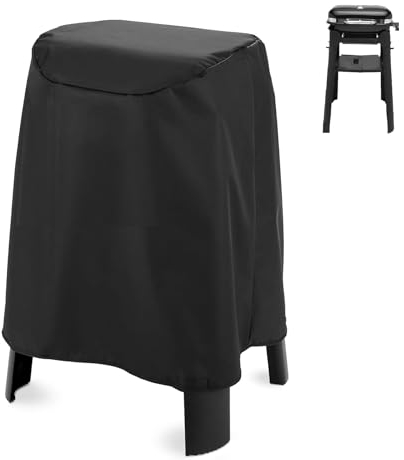 Grillabdeckung für Weber Lumin Elektrogrill mit Ständer, Lumin Kompaktgrill mit Ständer, 600D Heavy Duty Wasserdicht UV-beständige Abdeckung für Weber Lumin/Compact mit Ständer, Outdoor Grill Zubehör