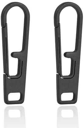 VIPERADE VAT1 Heavy Duty Titanium Zipper Pulls Replacement, Universal Zipper Pull Tab Repair Kit for Jackets, Coats, Suitcases, Luggage, Backpacks, Handbags and EDC Pouches