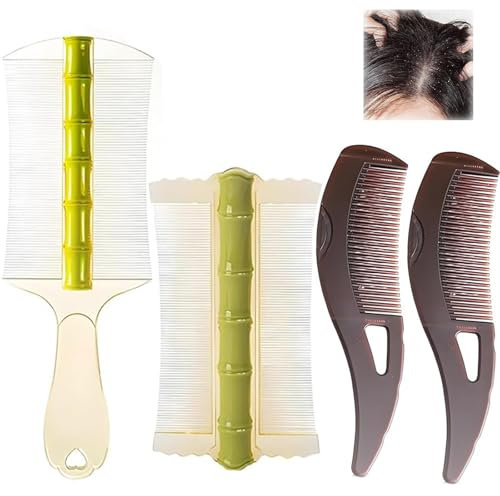 Dandruff Comb,Lice Combs Head Lice Comb Remover Dandruff Brush for Hair Removal Flea Remova Removal Suitable for Women Man Various Hair