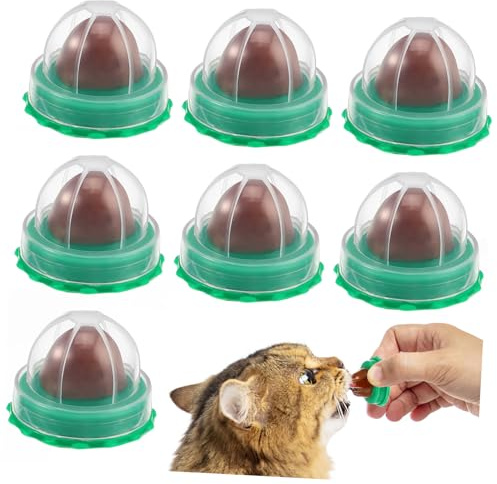 SUPVOX Golosinas para Gatos Hierba Gatera y Azúcar, Piruletas Nutritivas Naturales, Paquete de 10 Unidades, Snacks para Mascotas, Ideales para Gatos y Gatitos, Uso Lúdico y Saludable