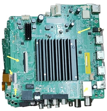 Placa Base for TV con WiFi de Red 61P TD.MT9612.795, con Diferentes interfaces de Cable y Pantalla. Múltiples interfaces Diferentes. Consultar Foto.(1t no Ci 3kou Key)