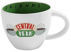 Friends Cappuccino Tasse in Geschenkbox (Central Perk Design) Kaffeetasse - Offizielles Lizenzprodukt