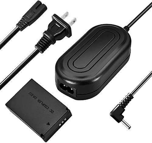 TKDY LP-E12 M50 Dummy Battery, ACK-E12 AC Adapter Continuous Power Supply, fit for Canon EOS M200, M50, M50 Mark II, M100 M6 M10 M2, Kiss M M2 Cameras.