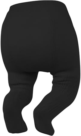 Zando Baby Tights 3-6 Months Girl Newborn Stockings Infant Leggings Black