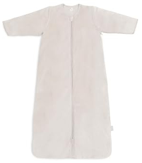 Jollein Sovsäck för bebisar, babysovsäck nougat, 90 cm, bomull, 2,0–3,0 tog, avtagbara ärmar, barnsovsäck för bebisar, sovsäck, sovsäck för barn, beige, 90 cm