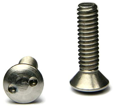 18-8 Stainless Steel Spanner Security Oval Head Machine Screws - #8-32 x 1 Qty 25