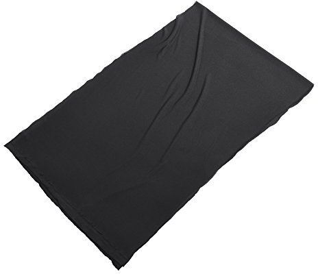 Goshyda Speaker Mesh Cloth, 1.7 * 0.5 m/67 * 20 in Stereo Speaker Fabric Grill Cloth Dustproof Protective Cover for Large Sound Box, Stage Sound Box, KTV Box(Black)