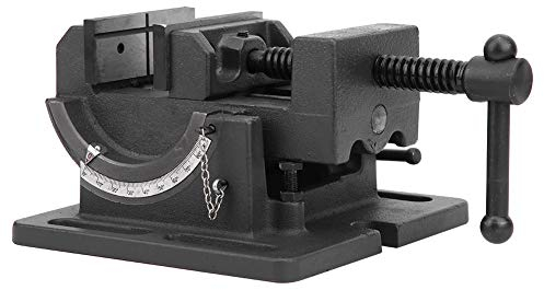 Tornillo De Abrazadera De Tornillo De Taladro De Columna, Ancho De Mandíbula De Columna Soporte De Tornillo De Fresado De Metal Soporte De Banco De Voltaje Vicio Versátil Mesa De Hierro Fundido