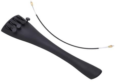 Agatige Cello Saitenhalter, Kohlefaser Saitenhalter mit Tailgut für 4/4 Cello