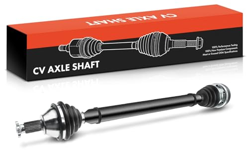 Frankberg Arbre de Transmission Boîte de vitesses manuelle sans bague ABS Essieu Avant Droite Compatible avec Ibiza IV 6J5 6P1 1.2L 1.4L 2008-2015 Toledo IV KG3 1.2L Remplacer# 6R0407762