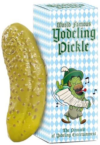 DR DINGUS Yodeling Pickle | Funny Singing Gag Gift Prank Toy