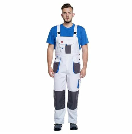 Clothing Estates Work Classic Trousers Men Bib and Brace Overalls Workwear Painters Decorators (38-40 inch (56))