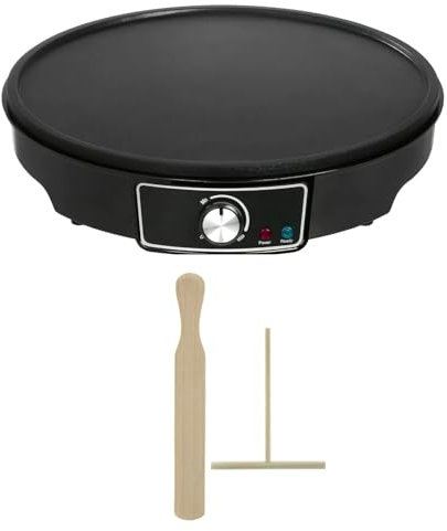 Kabalo Crepe and Pancake Maker Machine Includes Batter Spreader and Spatula 1000W 30cm 12