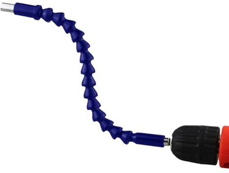Prolunga flessibile per trapano | Adattatore esagonale flessibile Cacciavite Estensione esagonale - Angolo retto manuale da 7.87 pollici a 90 °, albero flessibile a giunto cardanico esagonale da 1/4