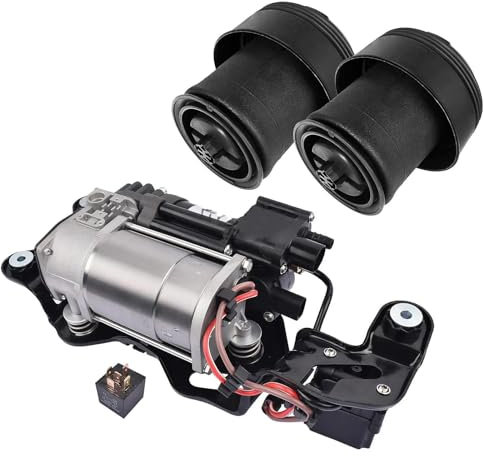 Bilstötdämpare 3st Luftfjädringskompressor Med Ventilblock+luftfjäder För BMW För X5 F15/F85 X6 F16 37126795013 37206875177 Stötdämparfjäderben
