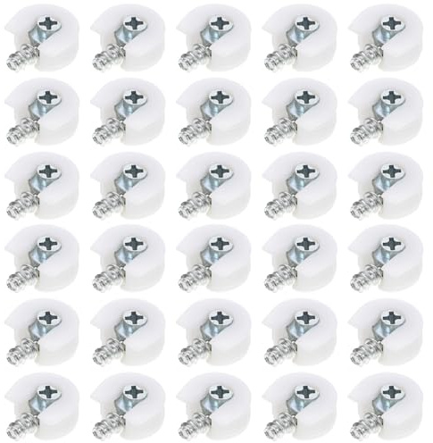 30 Pièces Goupille de Connexion de Meuble en Alliage de Zinc Abs