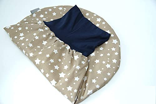 0-6 Monate Handmade Strampelsack Sommer oder Winter, Baby Pucksack Schlupfsack ganzjährig, auch als Set mit Schmusetuch
