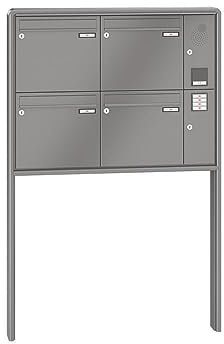 RENZ / RS2000 / 4 buzón independiente con campo de voz, color RAL, volumen 12 L, para empotrar en hormigón