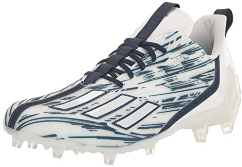 Adidas Men's Adizero White/Team Navy Blue/White 7