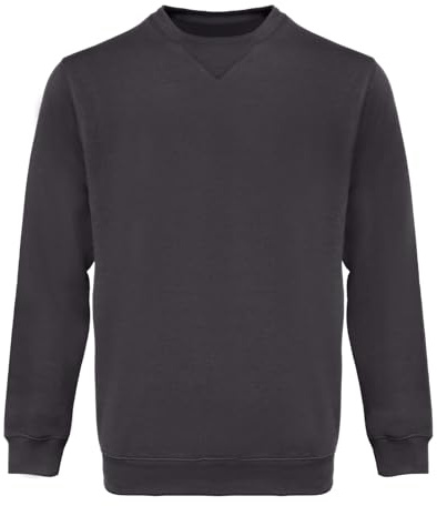 WORK IDEA Sweat-Shirt à col Rond pour Homme, vêtement de Travail, Pull Basique pour Homme