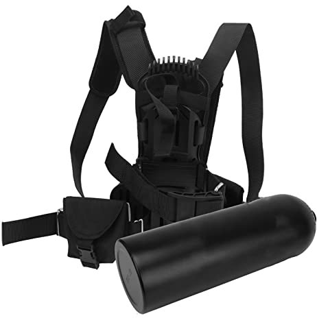 HEEPDD Mochila de Tanque Estándar, Mochila de Soporte de Tanque de Buceo de Cilindro de Oxígeno de Aluminio de Aviación para Nadar (4L)