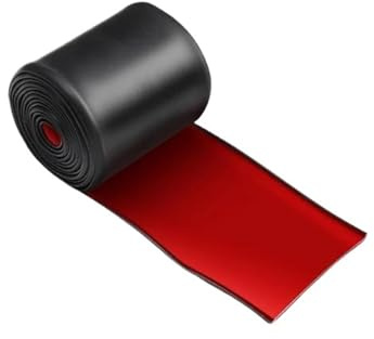 Faldones Laterales Protector Parachoques Anticolisión Universal para Puertas Coche Y Faldones Laterales Protectores Goma Antiarañazos para Faldones Laterales Carrocería Falda Lateral(8CMX5M)