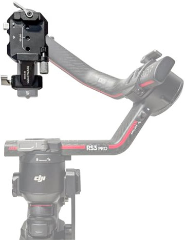 DF DIGITALFOTO RS3 Portrait, Supporto per Fotocamera Verticale RS3 di Seconda Generazione Aggiornato, Compatibile con DJI Ronin RS2/RS3/RS3Pro, per la Registrazione sui Social Media (IG,Shorts,Reels)
