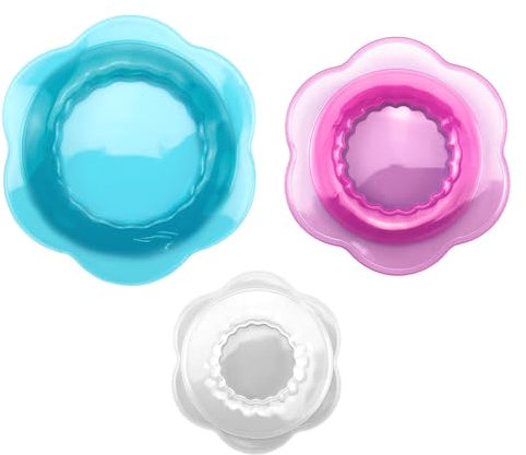 3 coperchi in silicone riutilizzabili, coperchi elasticizzati in silicone, copertura elastica resistente al calore per microonde, coperture per ciotole in silicone per uso alimentare, per contenitori